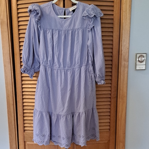 Dresses & Skirts - UNIVERSAL THREADS Lavender Womens Dress with Ruffle Sleeves Size L